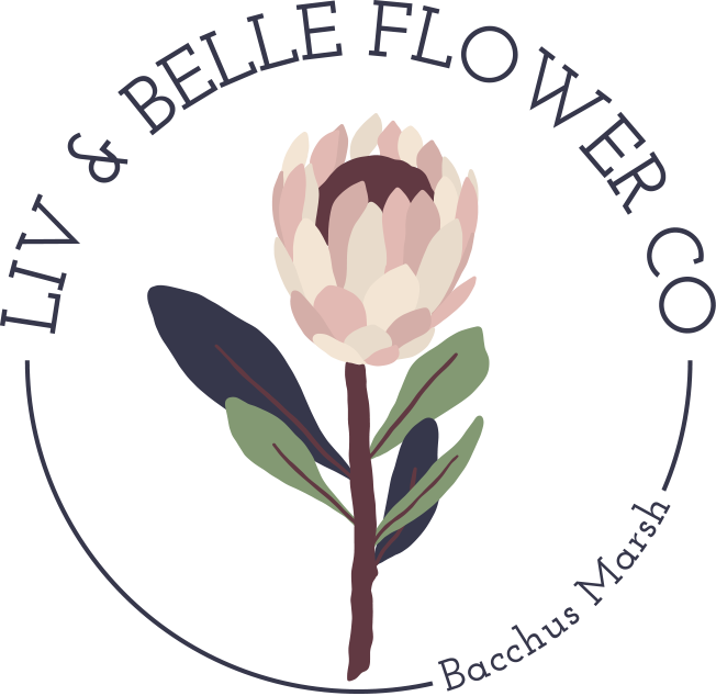 Liv and Belle Flower Co Logo 