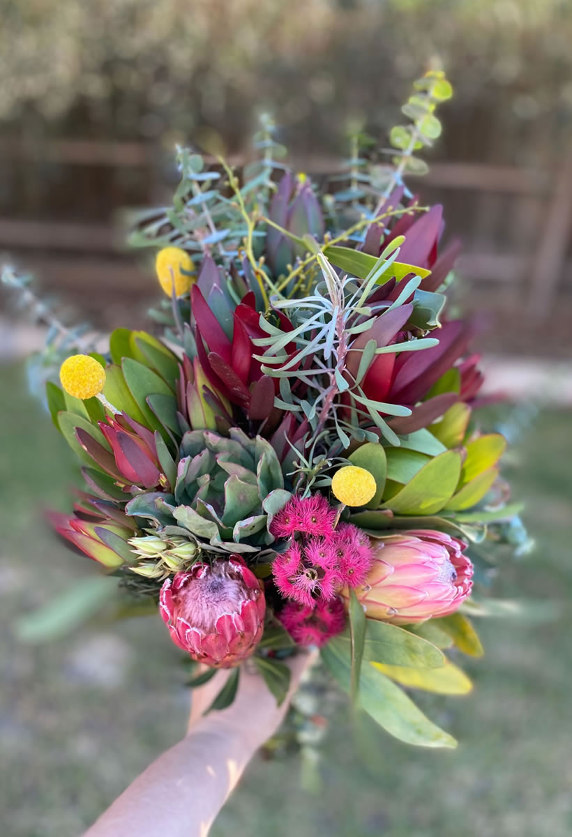 Native flower bouquet